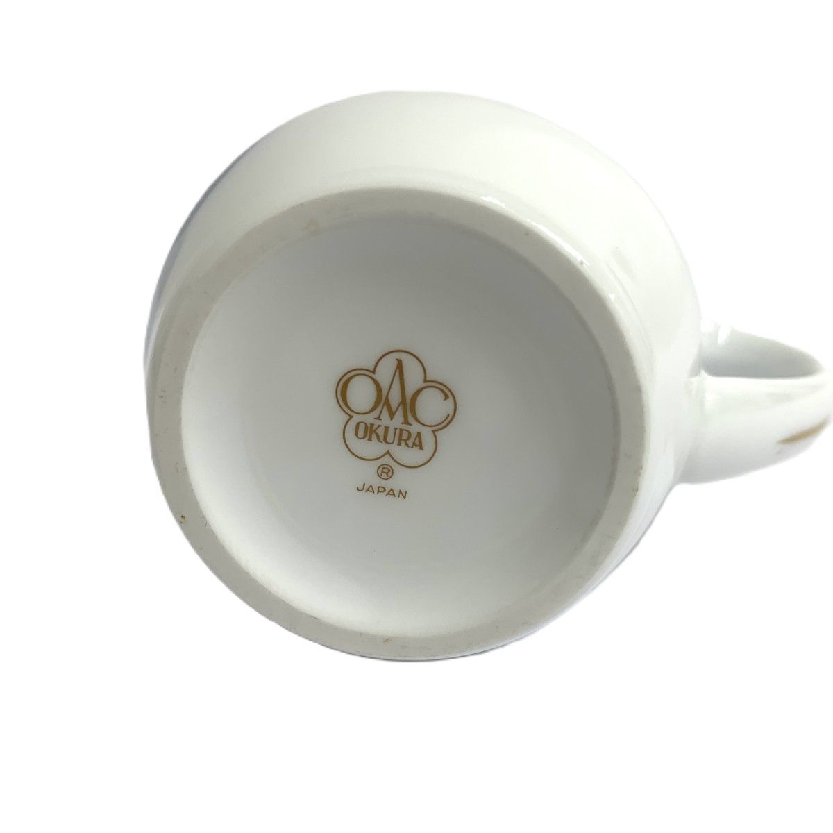 大倉陶園 オオクラトウエン クリーマー ブルーローズ ホワイト/ブルー