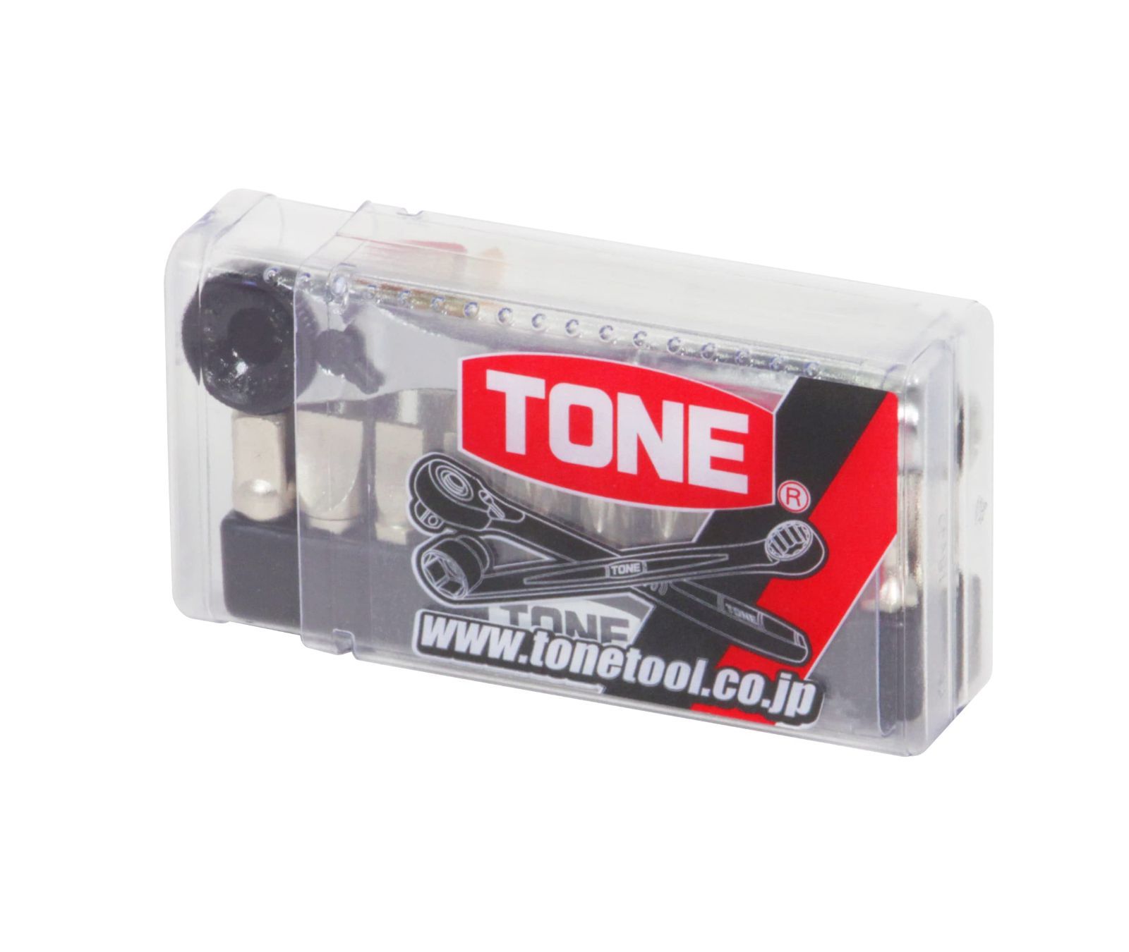 【 限定】 トネ(TONE) ビットラチェットセット BRS20C ビット差込 u00266.35mm(1/4) クリア 内容23点
