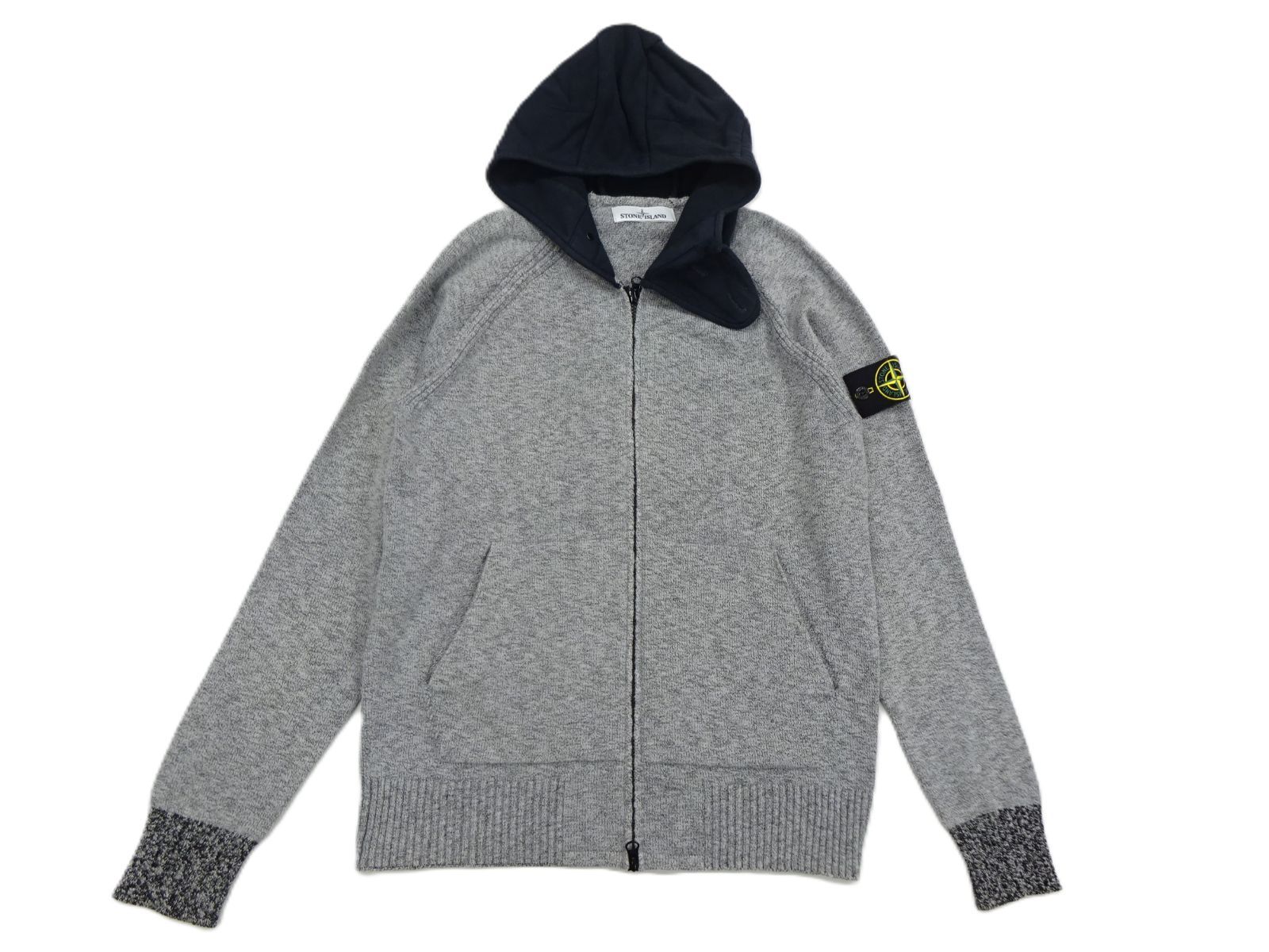 STONE ISLAND ストーンアイランド フルジップアップ ニット パーカー M 