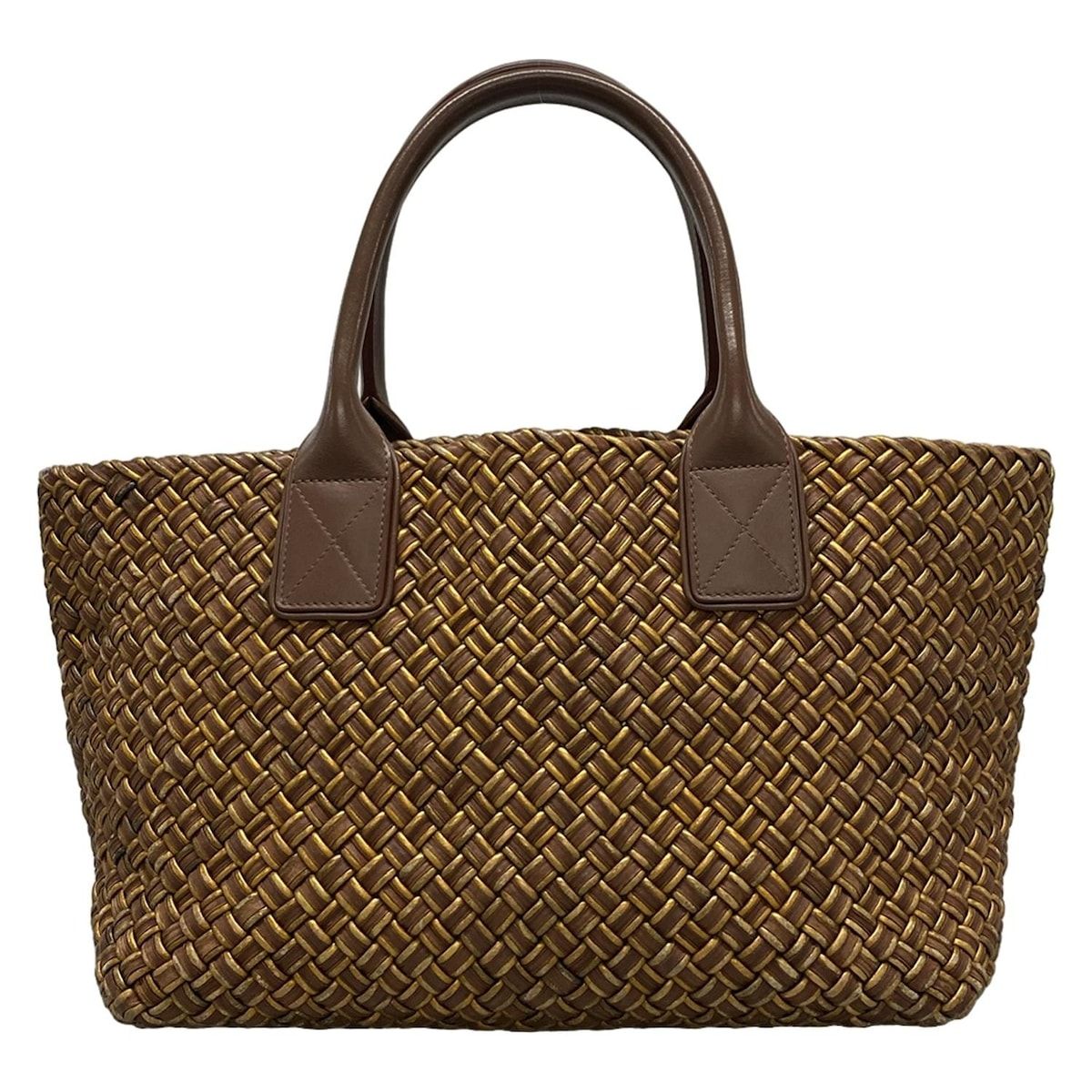 BOTTEGA VENETA ハンドバッグ スエード ブラウン系 スエード BOTTEGA