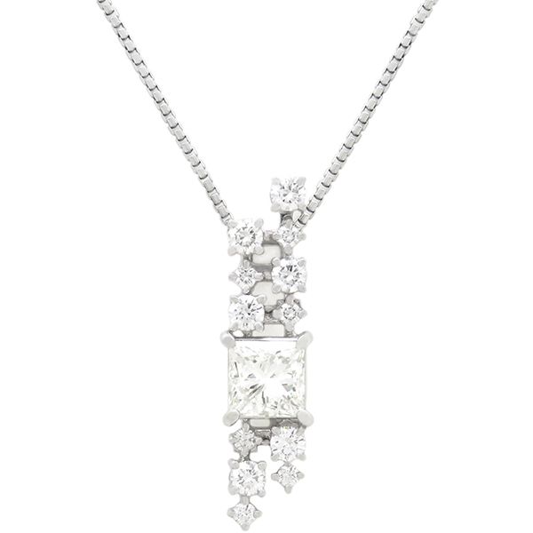 TASAKI TASAKI ネックレス ダイヤ ペンダント Pt900 Pt850  