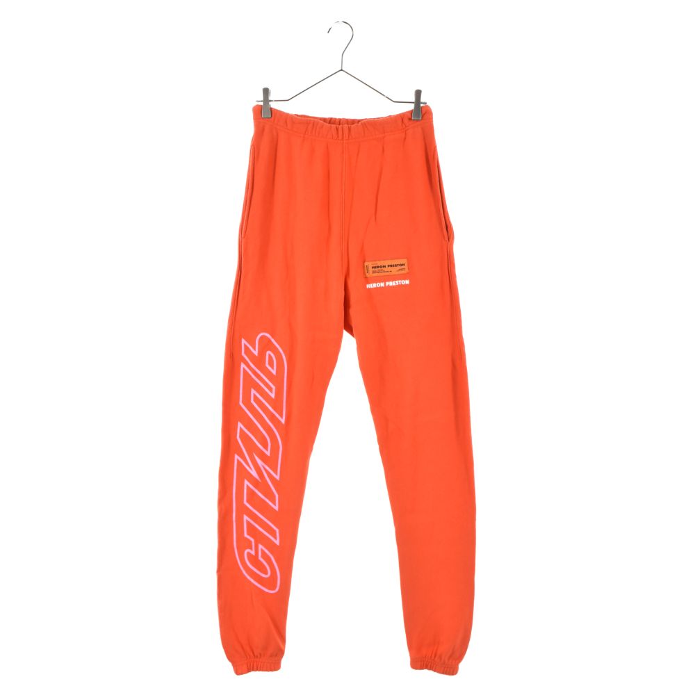 HERON PRESTON (ヘロンプレストン) Logo Print Sweat Pants