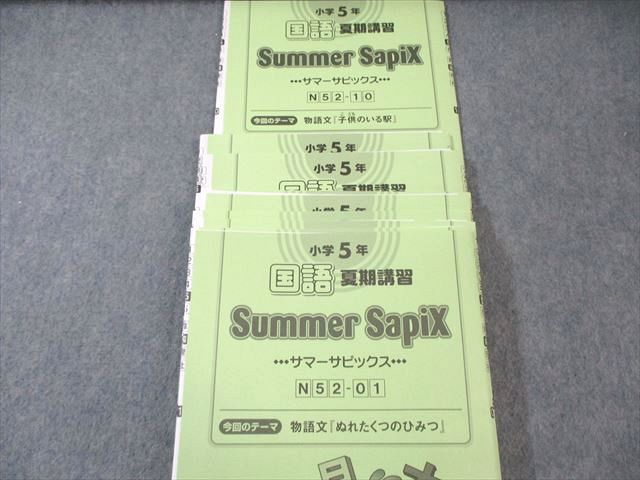 SAPIX 小6 サピックス デイリーA/B/スプリング/サマー 国語 通年セット 【計99回分】 2024 ★ 290L2D SAPIX 小6 サピックス デイリーA/B/スプリング/サマー 国語 通年