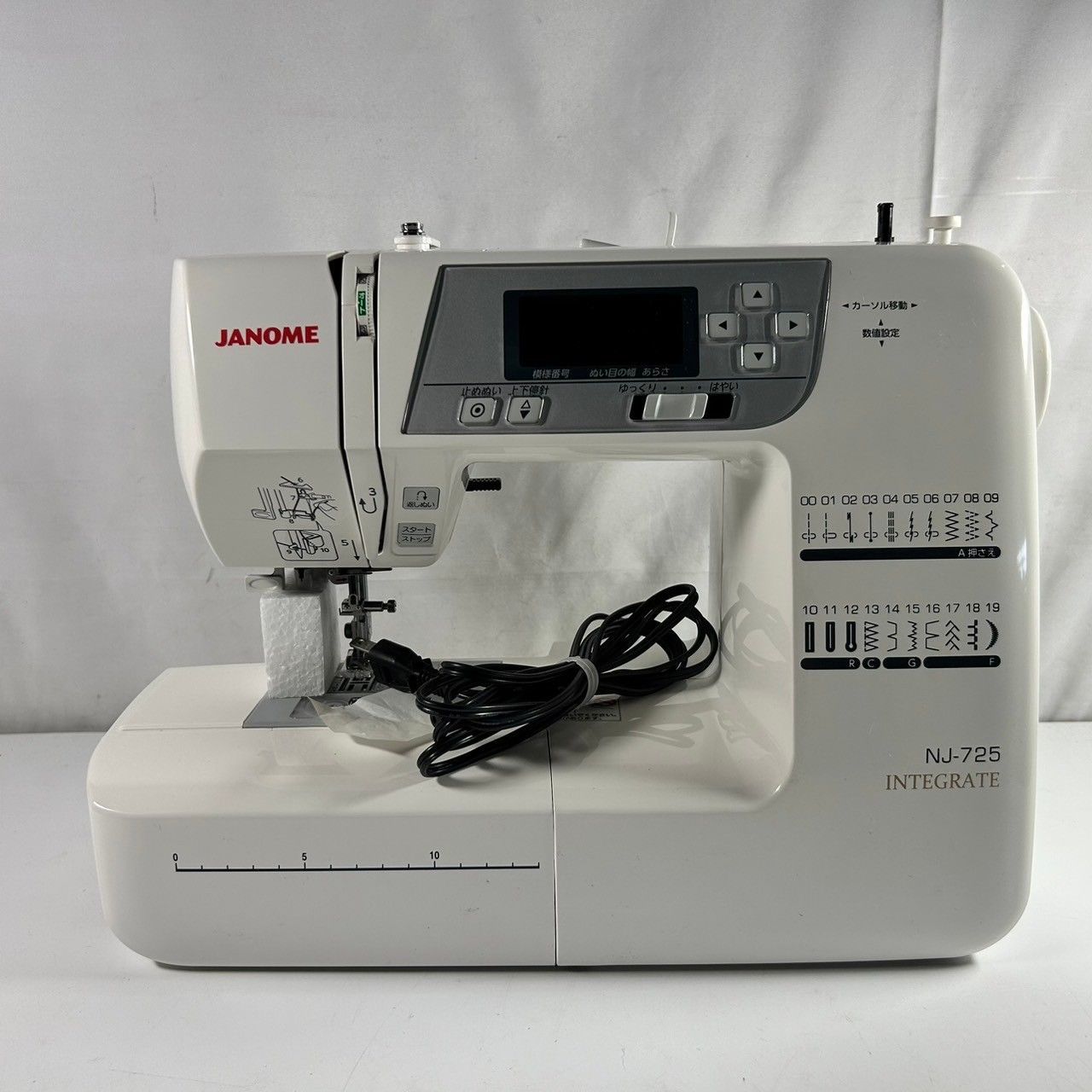 JANOME ジャノメ ミシン NJ-725 (管理番号：OKU4300) - メルカリ