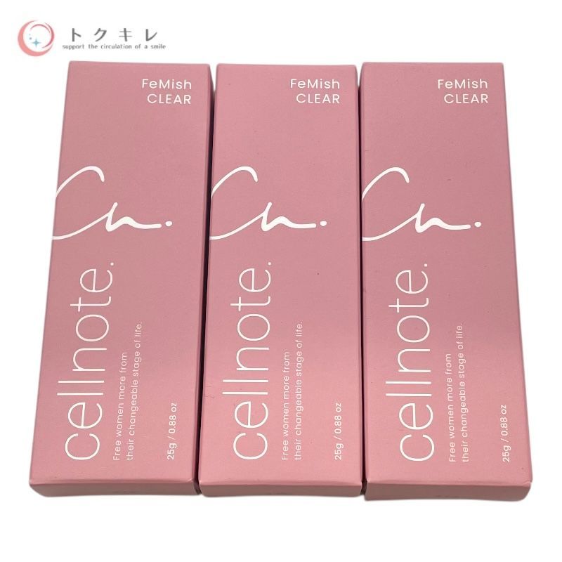 トクキレ セルノート フェミッシュクリア 25g×3本セット デリケートゾーン用薬用美白クリーム