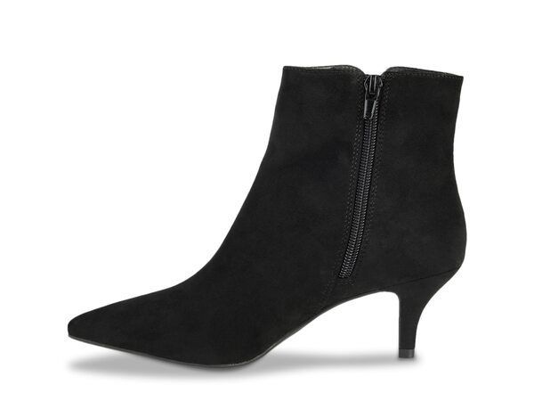 【送料無料】 ジュルネ コレクション レディース ブーツ・レインブーツ ブーティ シューズ Isobel Bootie Black Faux Suede