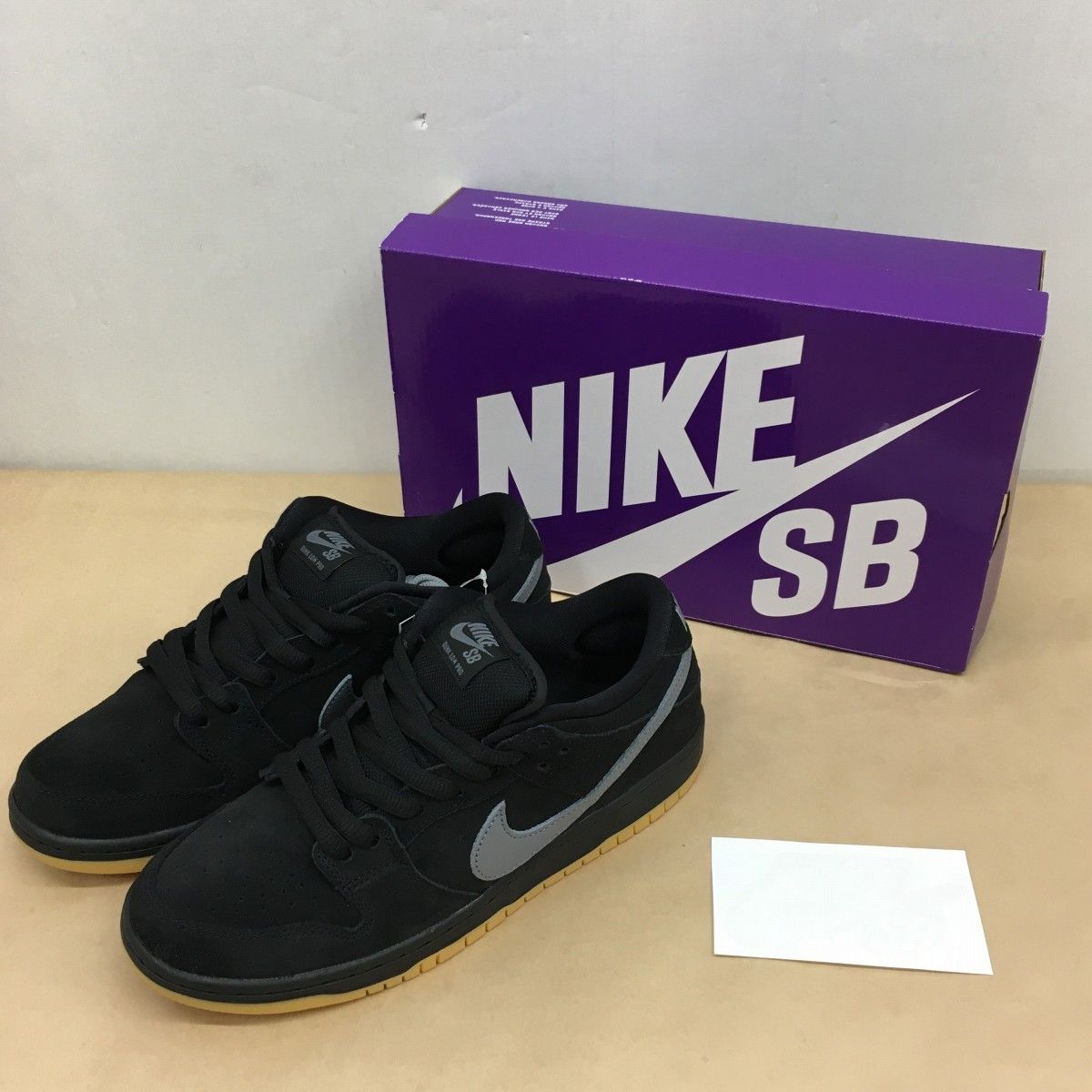 未使用 NIKE SB DUNK LOW PRO BLACK FOG BQ6817-010 サイズ27cm