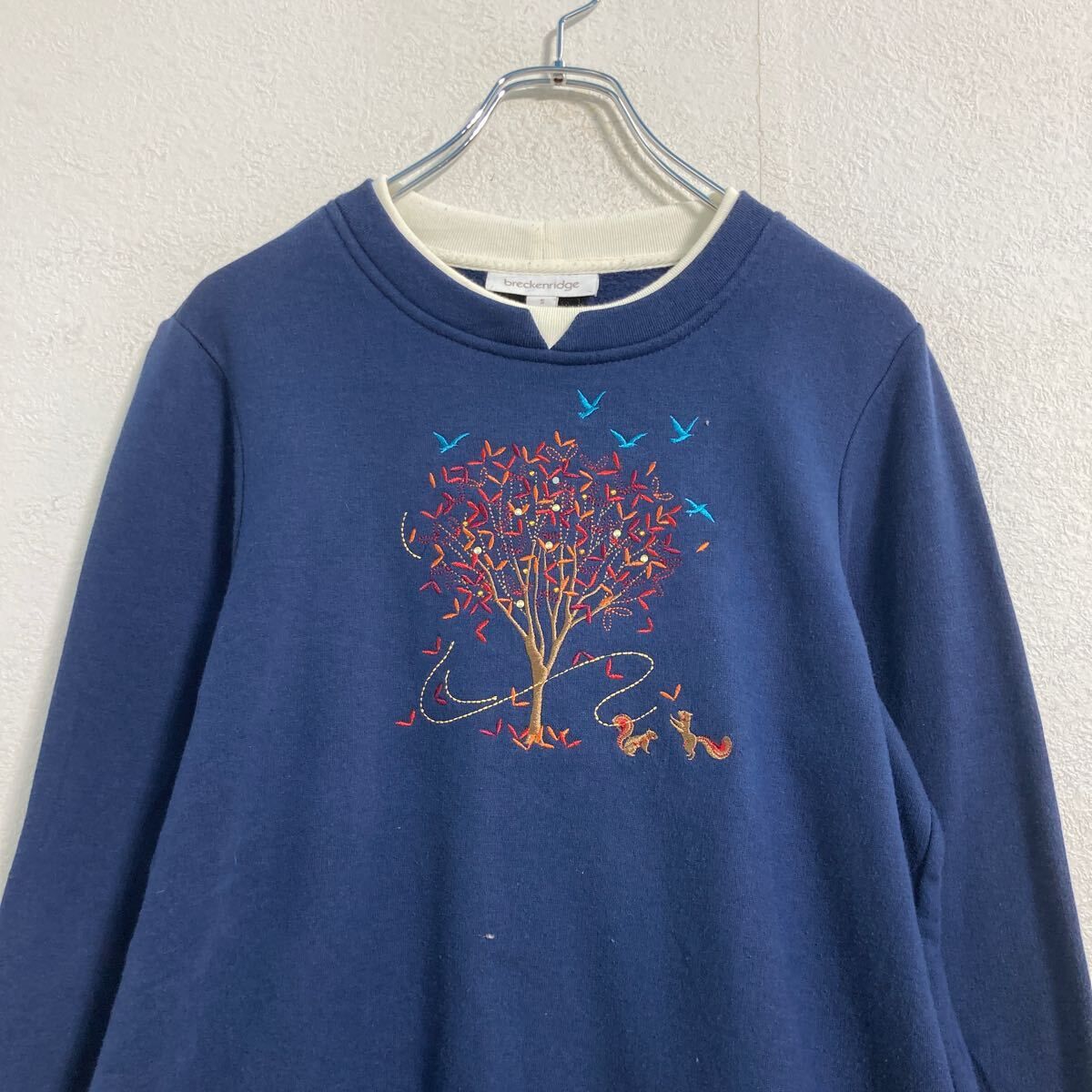 breckenridge ロゴ スウェット トレーナー レディース S breckenridge ロゴ スウェット トレーナー レディース S