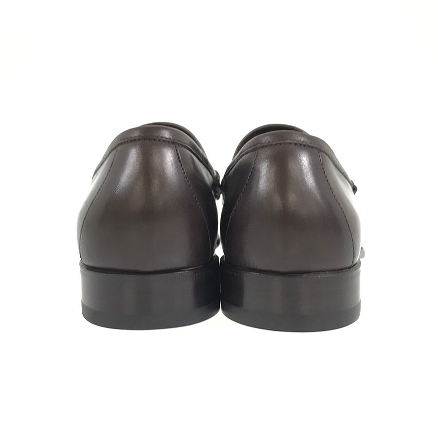 グッチ GUCCI ホースビット ローファー 101739 ブラウン レザー