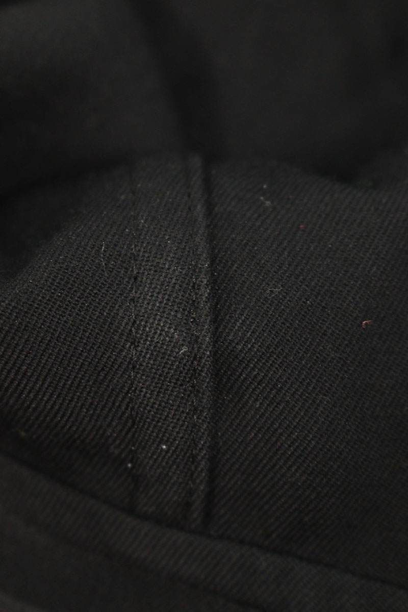 AD2025ウールギャバジンフーデッドポンチョ メンズ