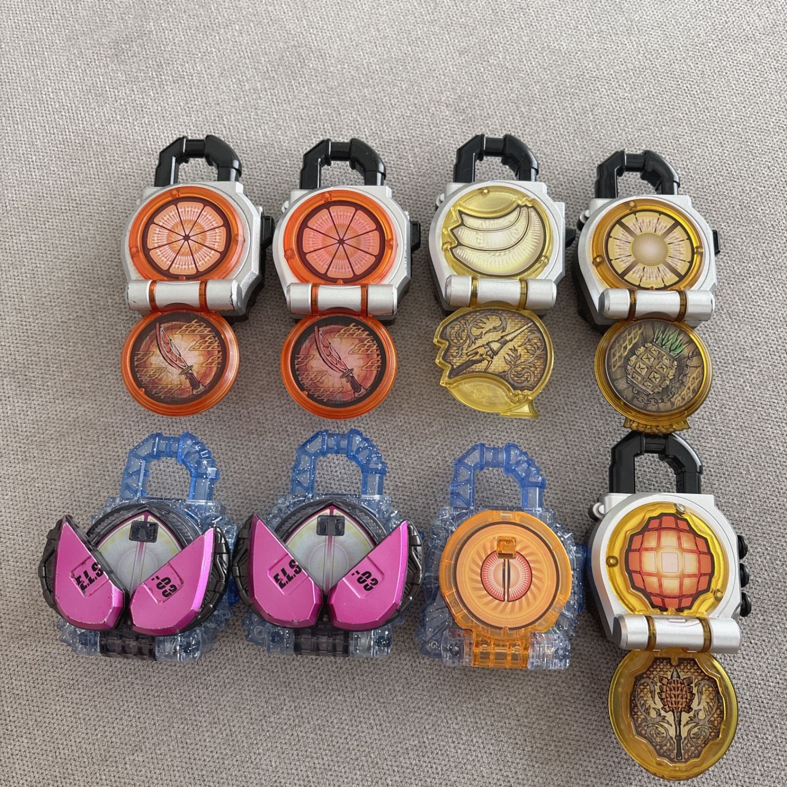d*7様 DXロックシードまとめ売り 仮面ライダー 鎧武 DXシリーズ ロックシード 限定品あり 美品