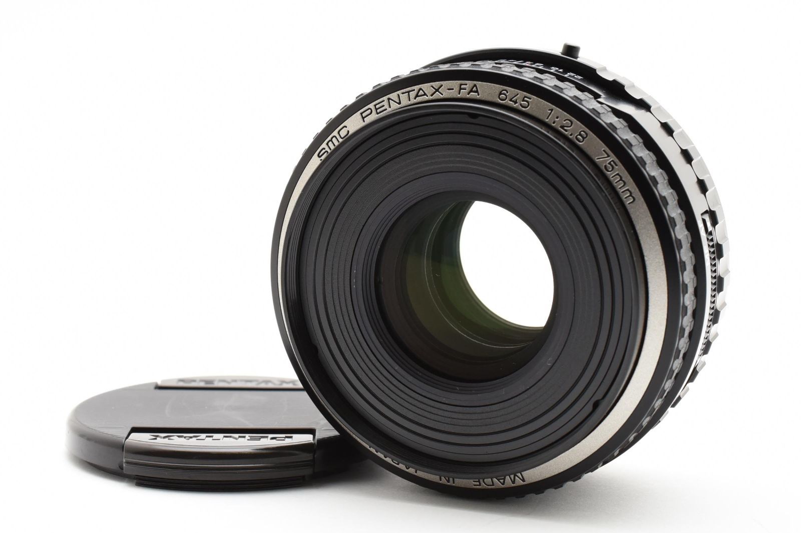 極上品◆ペンタックス smc PENTAX-FA 645 45-85mm F4.5◆標準ズーム中判レンズ，フード/2196 極上品◇ペンタックス SMC PENTAX-FA 645 75mm F2.8◇元箱&frasl;1685