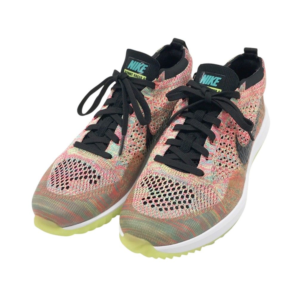 NIKE GOLF ナイキゴルフ 909769-301 FLYKNIT RACER G ゴルフシューズ 総柄 ピンク系 25 240101535877 ゴルフウェア レディース ストスト