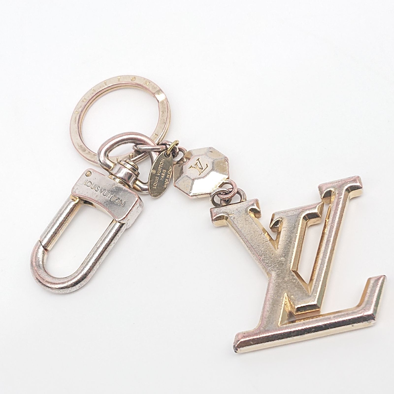 箱・保存袋 ルイヴィトン キーリング キーホルダー ゴールド C34 LOUIS VUITTON ルイ ヴィトン バッグチャーム キーホルダー 箱