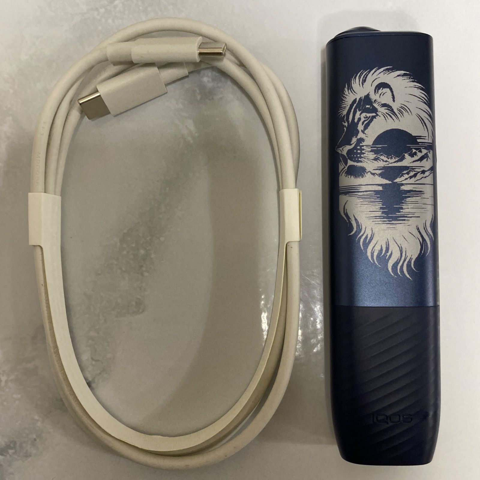 ライオン サバンナ 夕日 デザイン レーザー加工 iQOS ILUMA i ライオン サバンナ 夕日 デザイン レーザー加工 iQOS ILUMA i