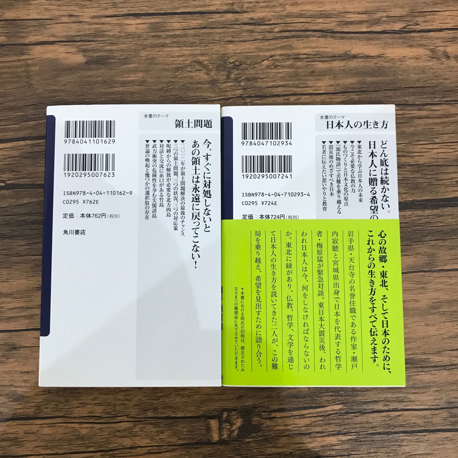 北方四島の本 2冊 日本の領土問題 北方四島、竹島、尖閣諸島 (角川oneテーマ21