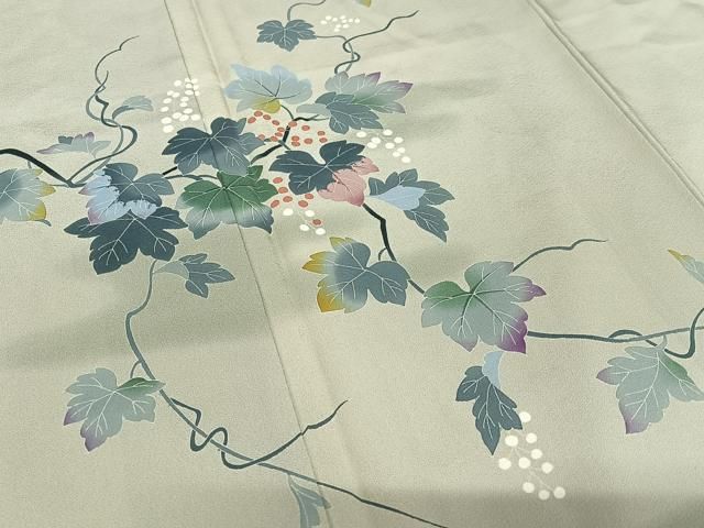 平和屋着物○金丸充夫 訪問着 スグリ 暈し染め 正絹 逸品 AAAW9241zg