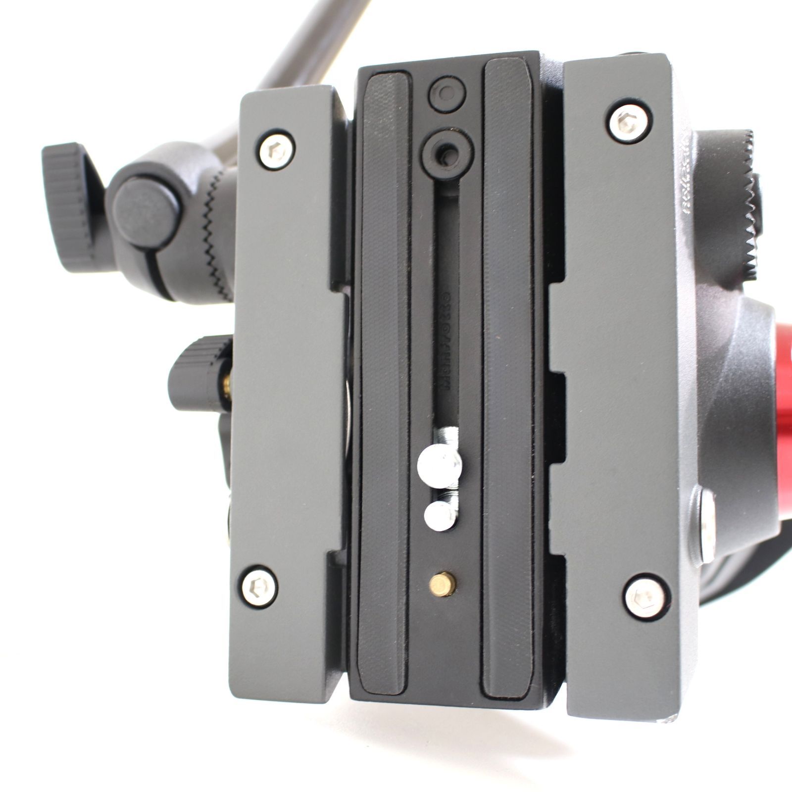 上品 Manfrotto ビデオキット MVH502A-546BK-1 ツイン3段アルミ MSタイプ LAWEED_CL