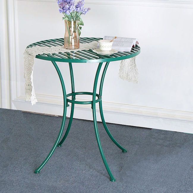 アイアンラウンドテーブル 北欧風 ガーデン 庭 テーブル カフェ  