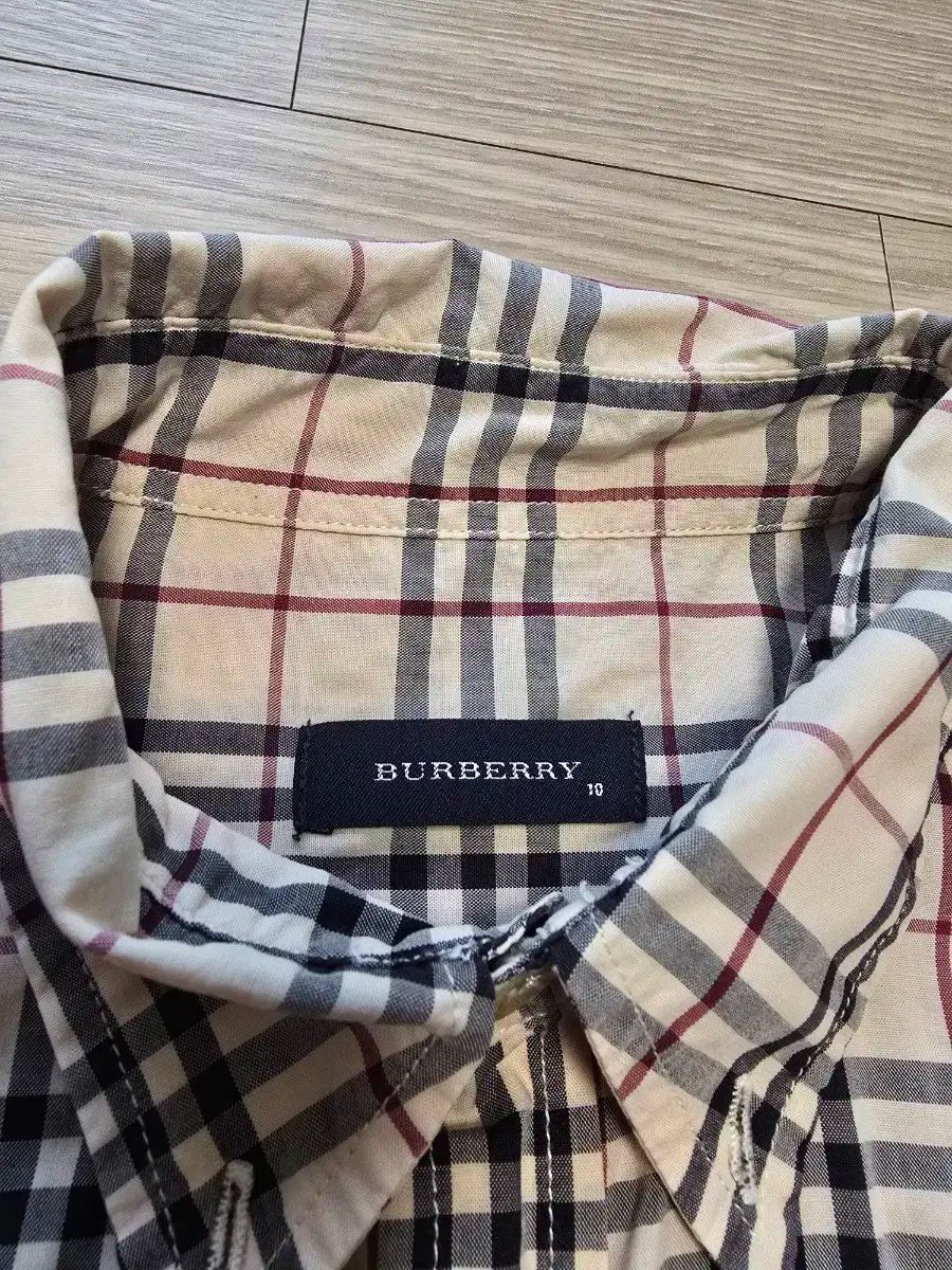 BURBERRY バーバリー チェック 長袖 子供用シャツ 10