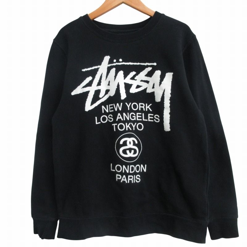 ステューシー STUSSY 00s World Tour Crew USA製 ワールドツアー 