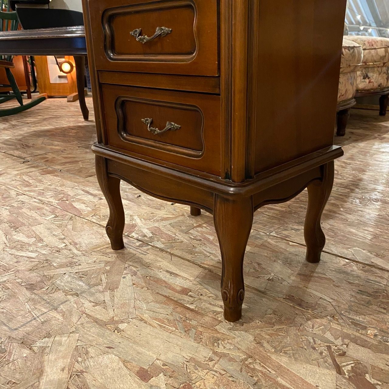 コンソールチェスト スリム 猫脚 鍵付属 ナチュラルブラウン I様専用】コンソールチェスト スリム 猫脚 鍵付属 ナチュラルブラウン