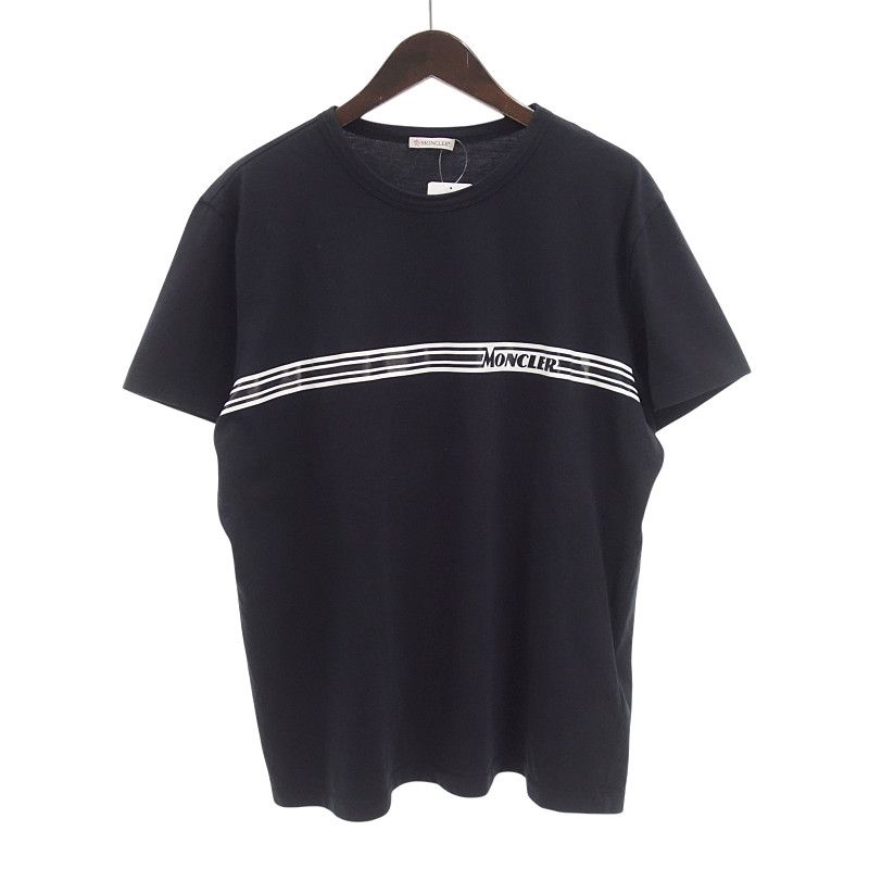 モンクレール|MONCLER MAGLIA T-SHIRT マグリア 半袖 Tシャツ カラー|ネイビー サイズ メンズXXL