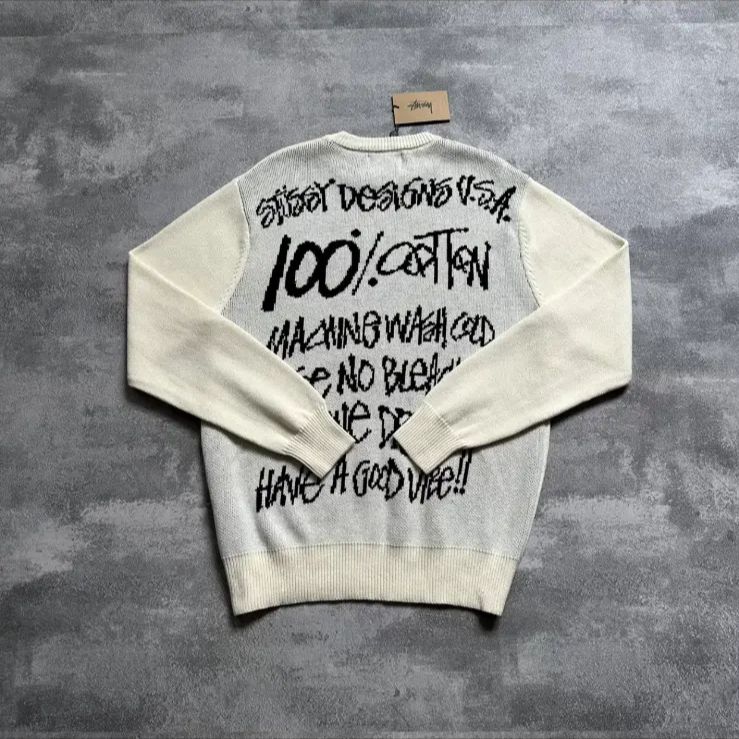 Stussy 22fw Care Label Sweater ニットセーター - メルカリ