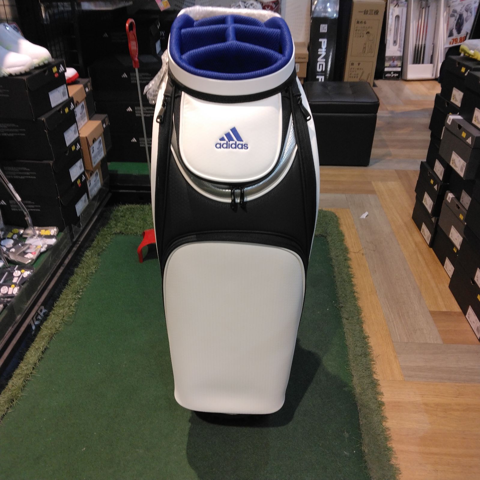JGB-1751 キャディバッグ adidas アディダス フードなし アディダス 【オリジナルスゴルフ】軽量 コンパクト モノグラム