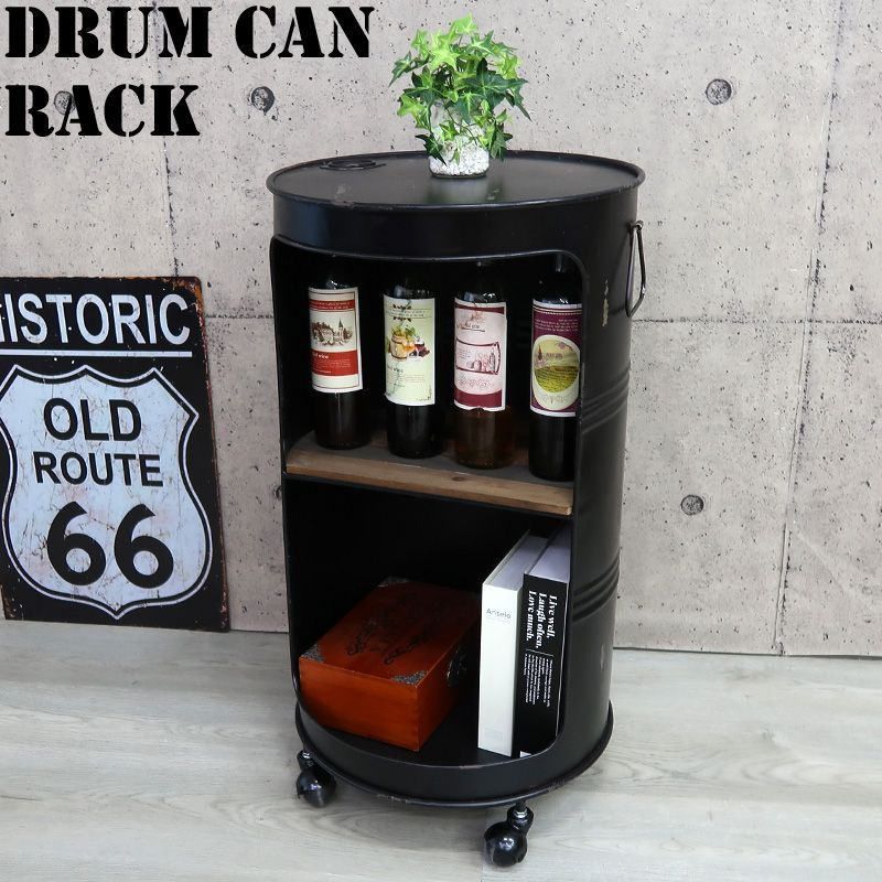 メタルラック キャスター付W120×D46×H155 4段 スチールラック 頑丈