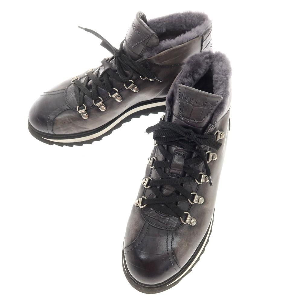 中古】デュカルス DOUCALS ボア マウンテンブーツ スニーカー ウォーム