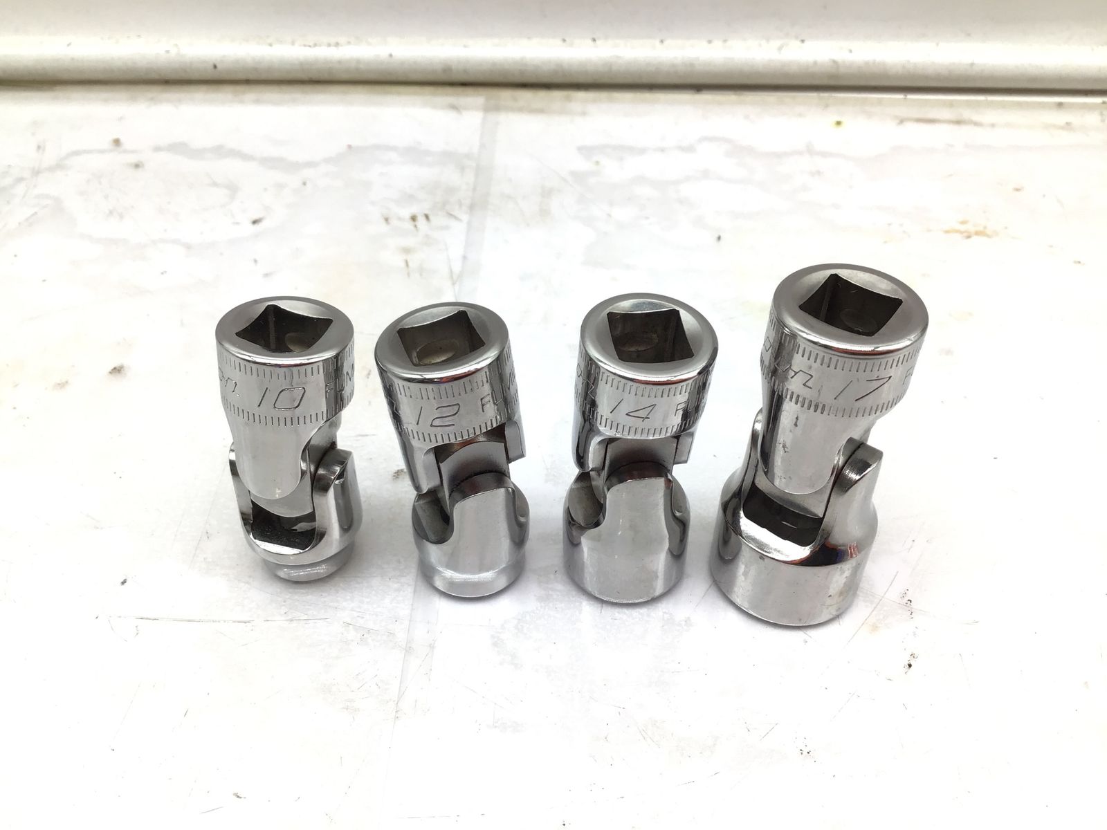 〇スナップオン 3 8 ユニバーサルソケット4点 FUM10A FUM12A FUM14A FUM17A ITQYQJWNUUBC エコツール笠寺店 M02