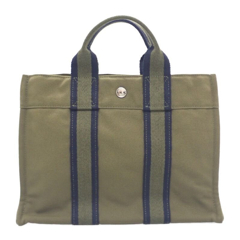 エルメス HERMES 希少カラー！　フールトゥ　PM　ハンドバッグ　カーキ エルメス HERMES 希少カラー！ フールトゥ PM ハンドバッグ