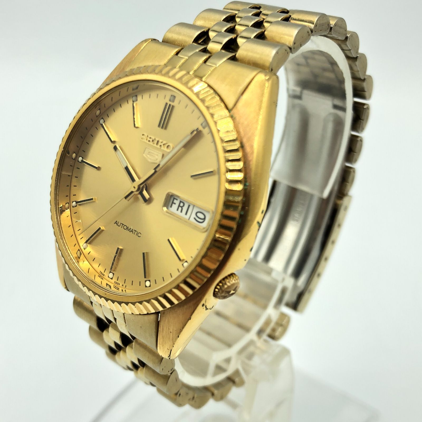 SEIKO 5 腕時計 7S26-0500 ゴールド 金色 オートマチック 自動巻き