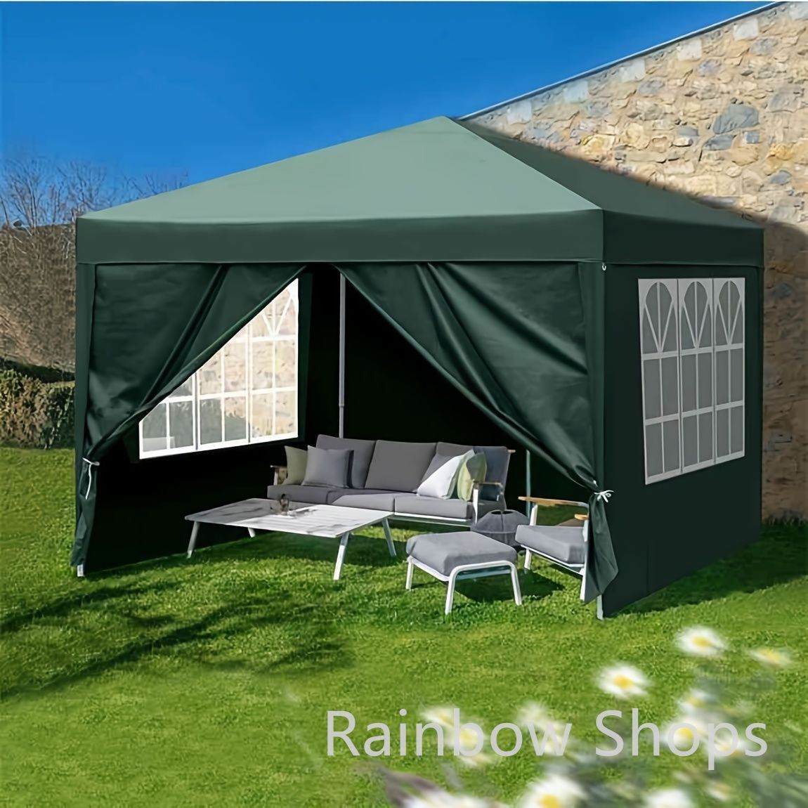 クイックキャンプ　3m x 3m 数回使用 クイックキャンプ 3m x 3m 数回使用 クイックキャンプ 3m x 3m 数回