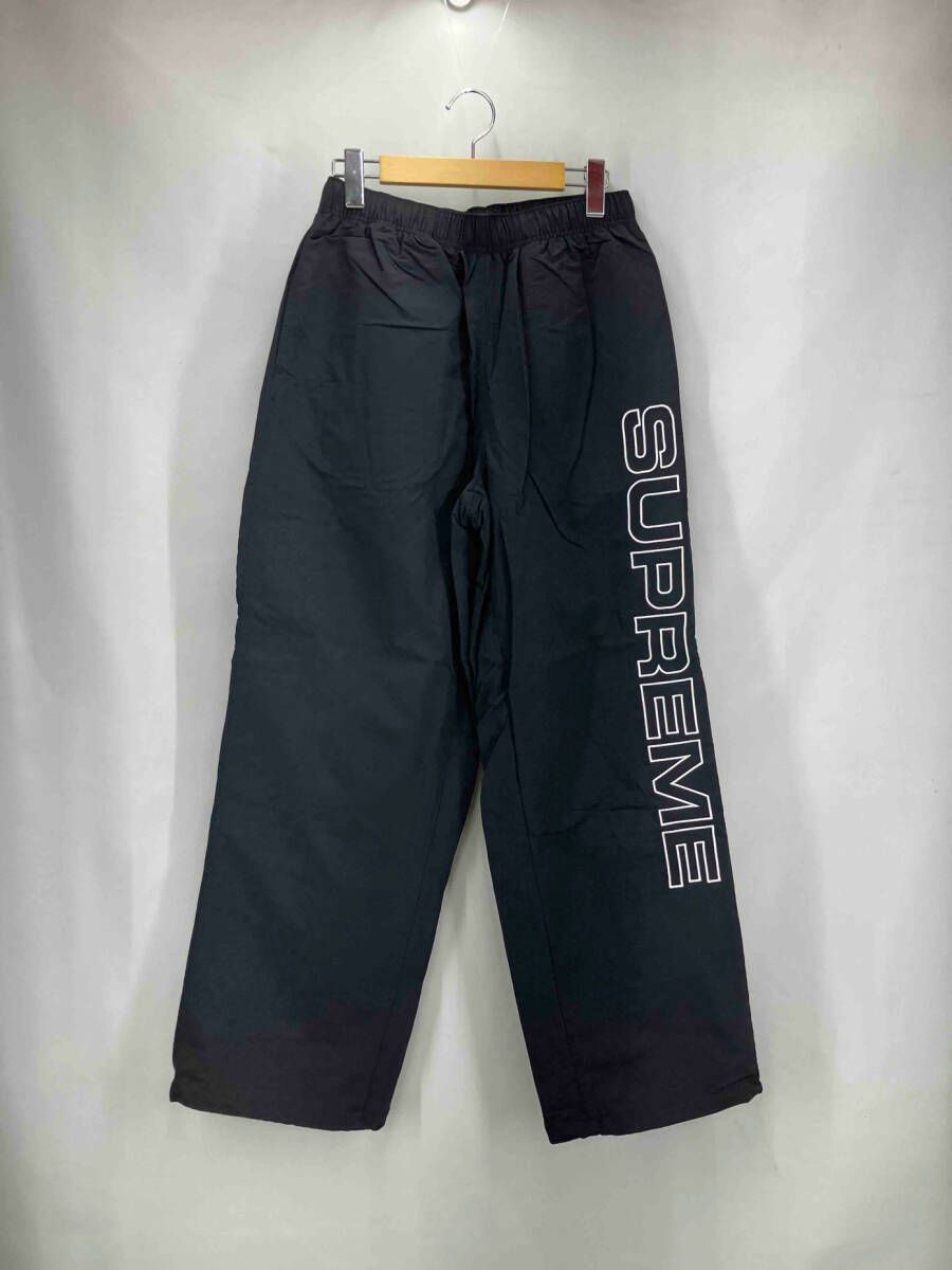 Supreme シュプリーム SPELLOUT EMBROIDERED TRACK PANT トラックパンツ ロングパンツ サイズS ネイビー 通年