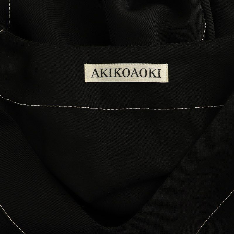 アキコアオキ AKIKOAOKI バルーンスリーブトップス ブラウス 七