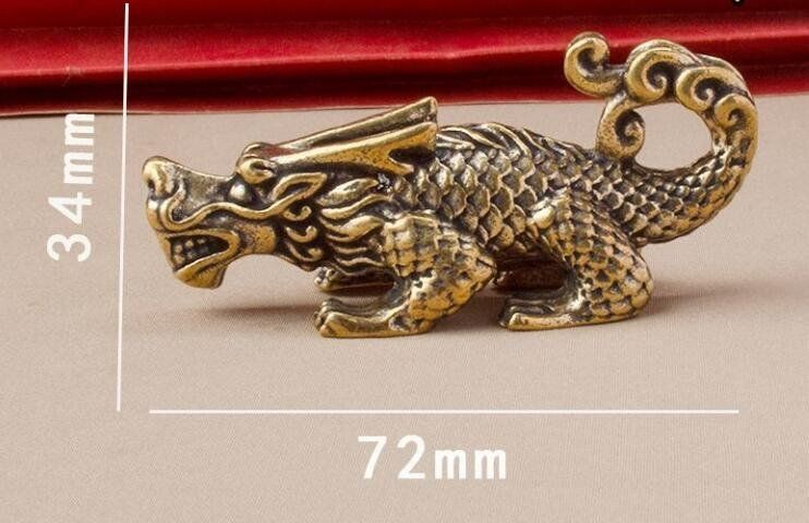 全黄銅ソリッド竜生九子置物全セットWP売れ筋商品