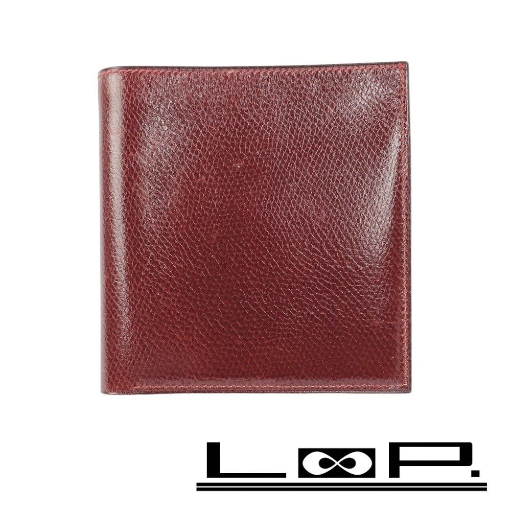 ヴィンテージ エルメス 2つ折り 財布 リセ レッド ルージュ 〇K刻 ヴィンテージ エルメス 2つ折り 財布 リセ レッド ルージュ 〇K刻