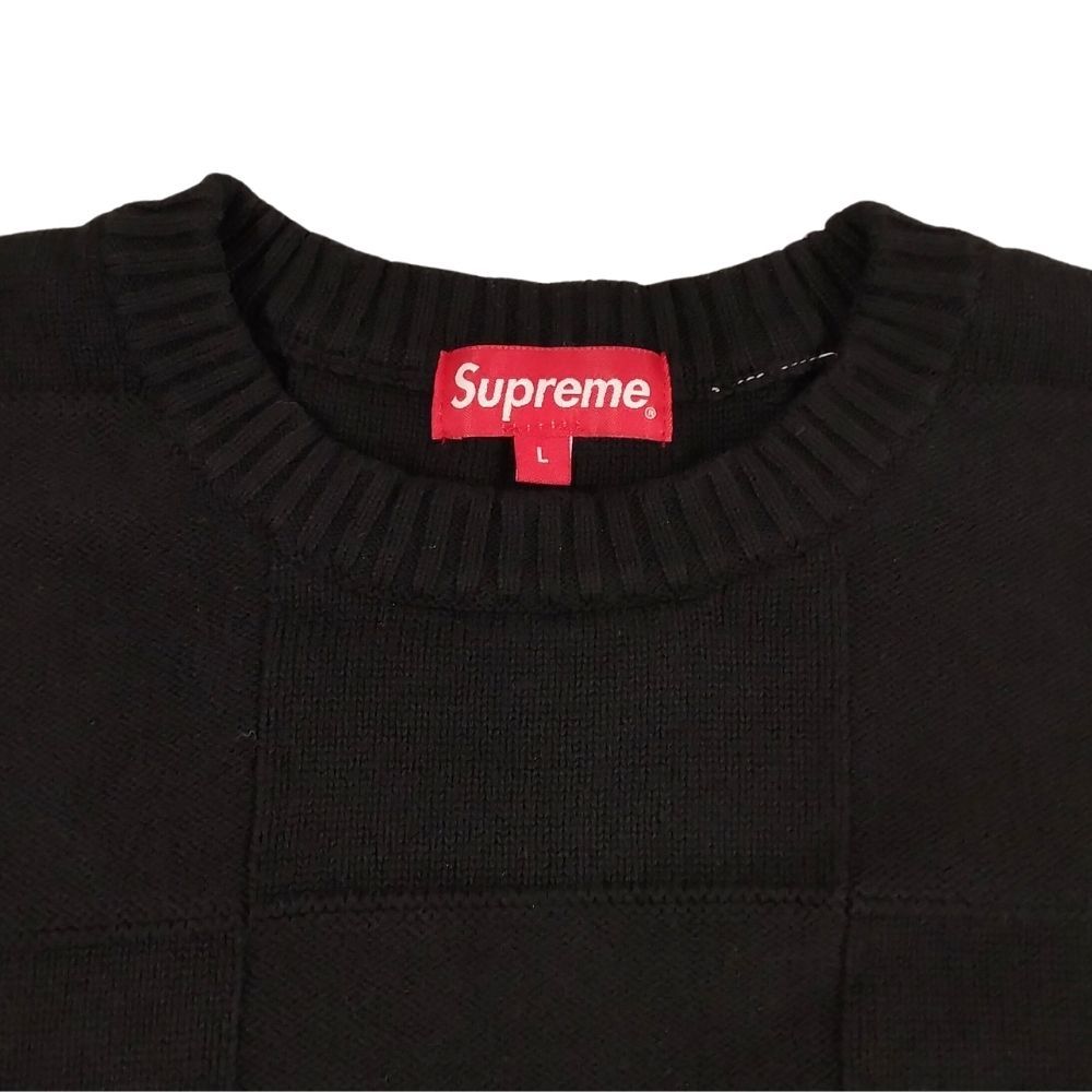 SUPREME シュプリーム Tonal Checkerboard Small Box Sweater ニット