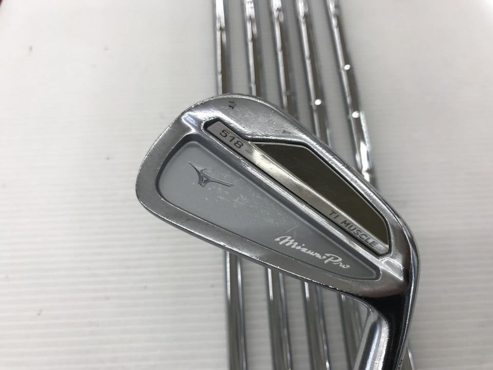 【即納】Mizuno Pro 518 | S200 | ダイナミックゴールド 105 | 中古 | アイアンセット | ミズノ