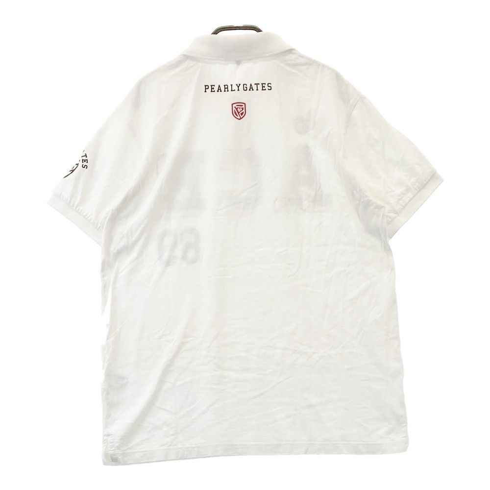 サイズ：5 PEARLY GATES パーリーゲイツ 半袖ポロシャツ プリント