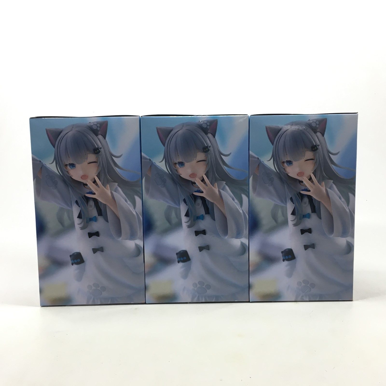 Trio-Try-iT Figure なちょ猫 黒猫 フィギュア 6箱セット 01w-4744 〇 未開封品 Nachoneko なちょ猫 フィギュア Trio-Try