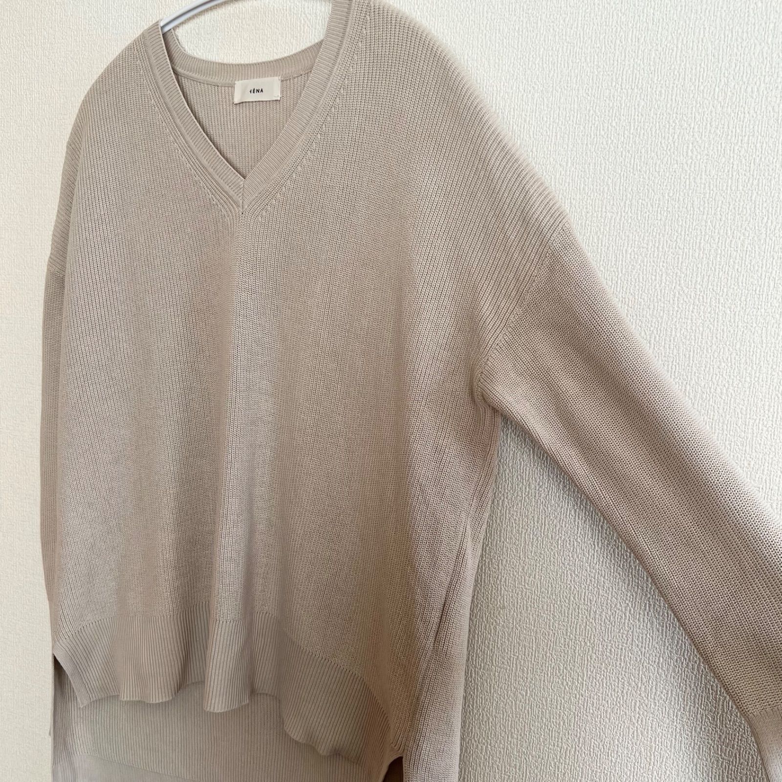 IENA♡COTTON GASS Vネックプルオーバー（新品） IENA COTTON GASS Vネックプルオーバー - メルカリ