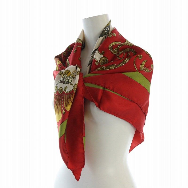 エルメス HERMES カレ90 Cheval Turc トルコの馬 大判スカーフ