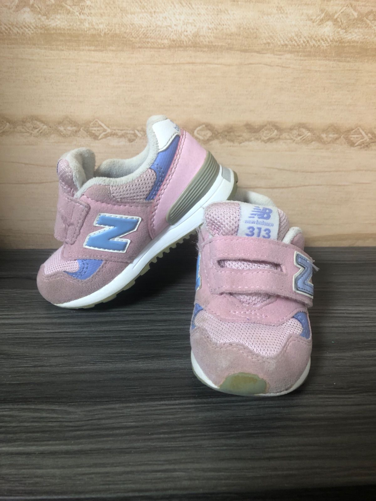 ニューバランス NB 313 14cm ブラウンチェック - スニーカー