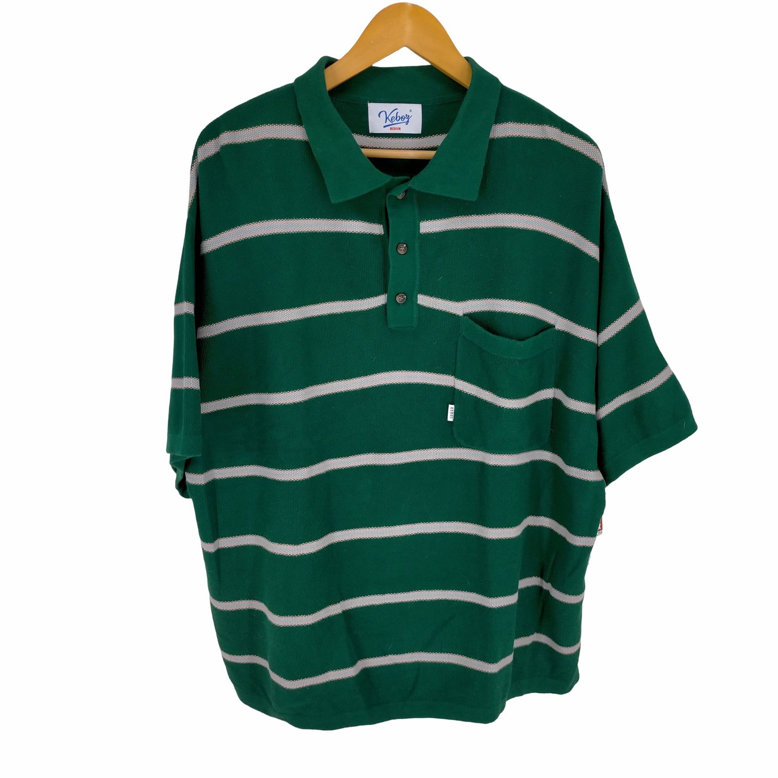 ケボズ KEboz BORDER KNIT S/S POLO メンズ JPN：M - メルカリ