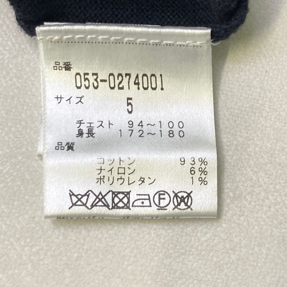 パーリーゲイツ セーター サイズ5 エアフィール×DIAPLEX フルジップアップニットジャケット