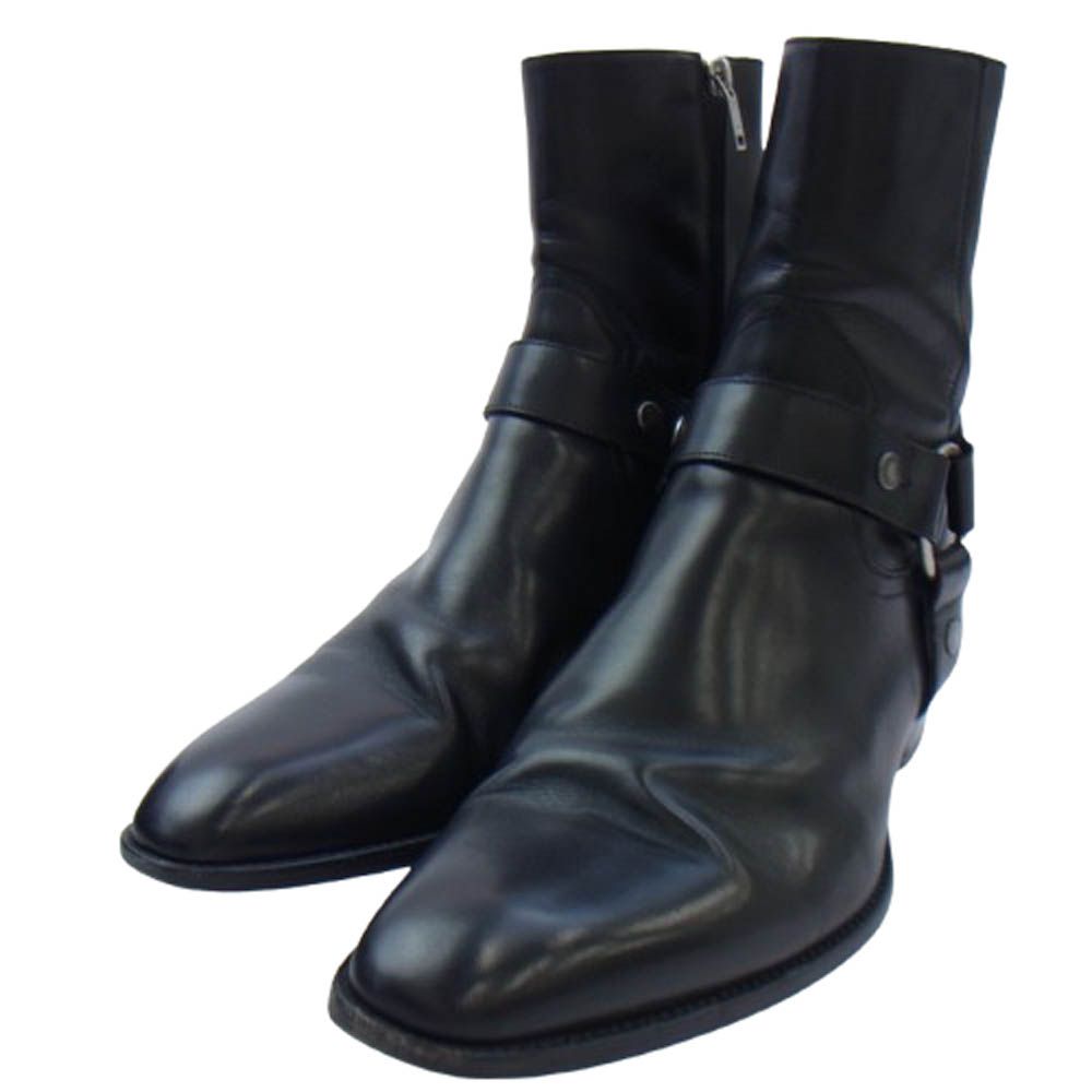SAINT LAURENT サンローラン 443190 AQS00 Wyatt Harness Ring Boot