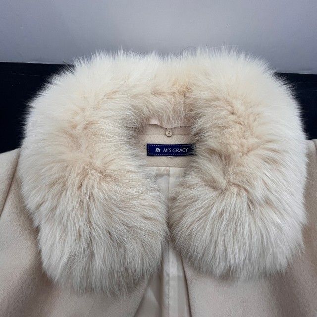 06w19066 エムズグレイシー M S GRACY レディース M S GRACY エムズグレイシー ファー付きロングコート アウター 品 GULLKHAN_COM
